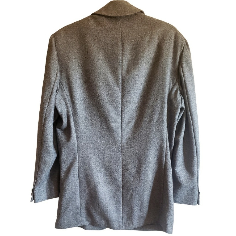 Zanetti Sport Coat Womens Cashmere Wool Career Gray Vintage Made in Italy - Picture 3 of 16
